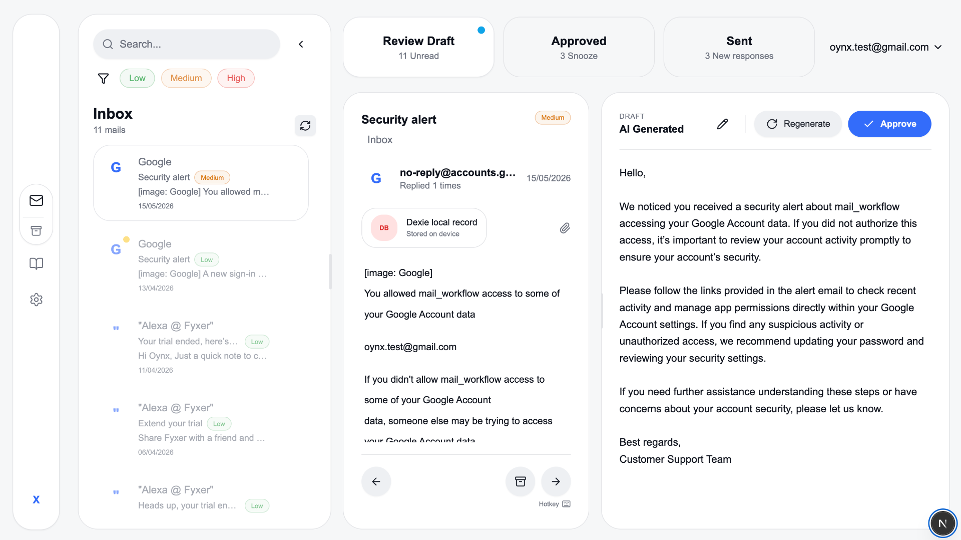 Email Work Flow — visual 3